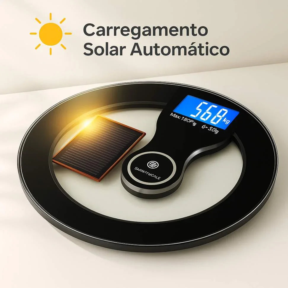 Balança Fitness Solar Recarregável