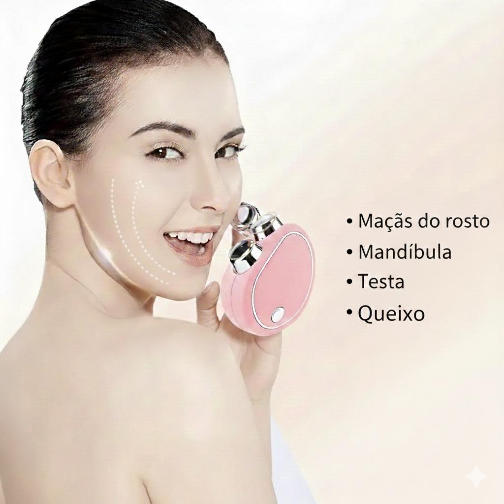 Lifting Facial EMS Antirrugas Recarregável