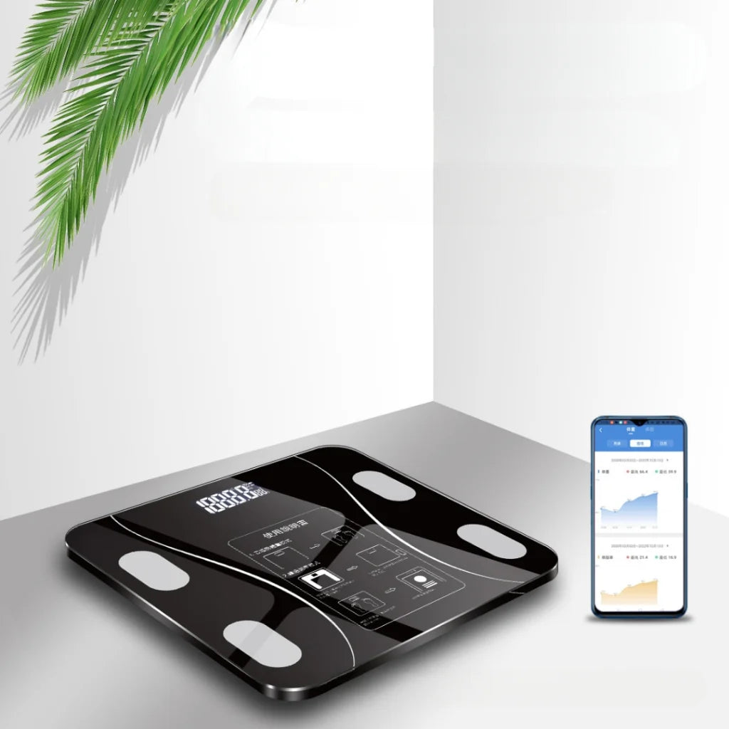 Balança Digital de Bioimpedância Inteligente com Bluetooth – Até 180kg