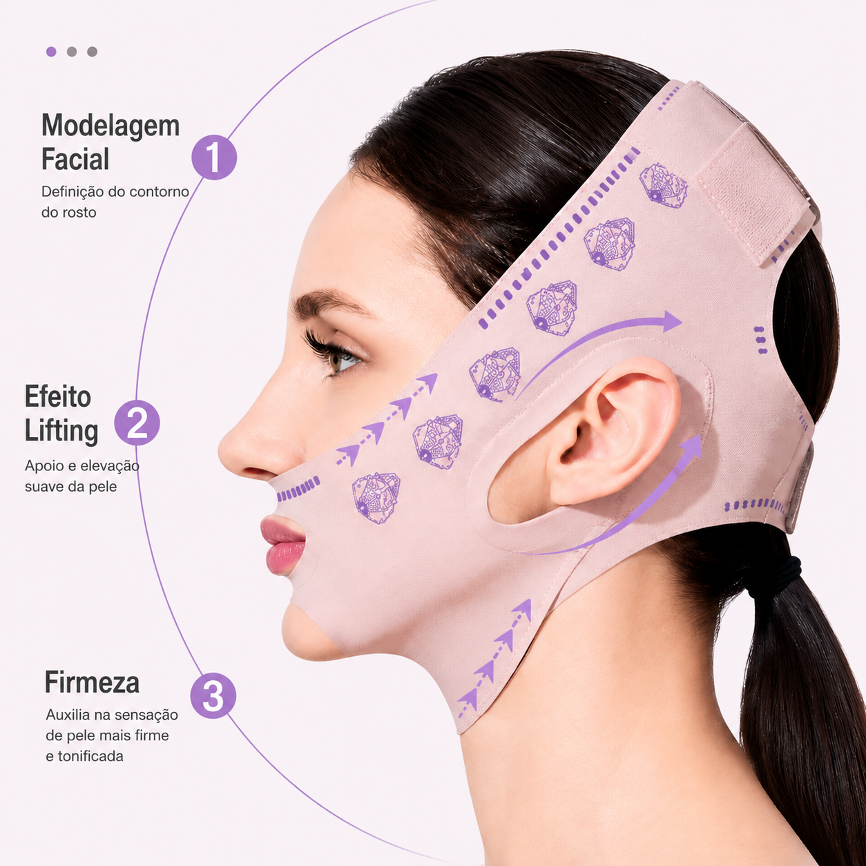 Máscara Ritual Contorno Leve (Kit com 2 Faixas)
