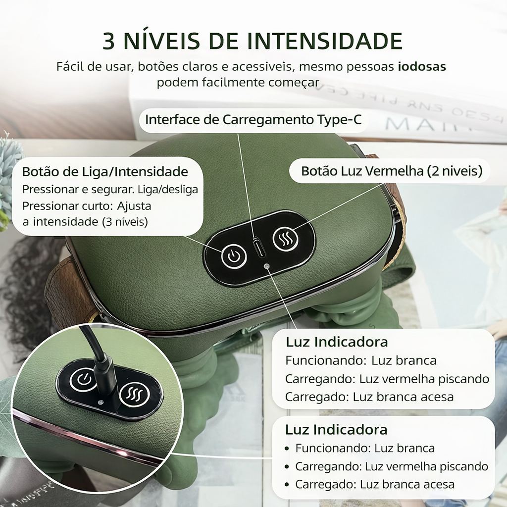 massageador de pescoço eletrico