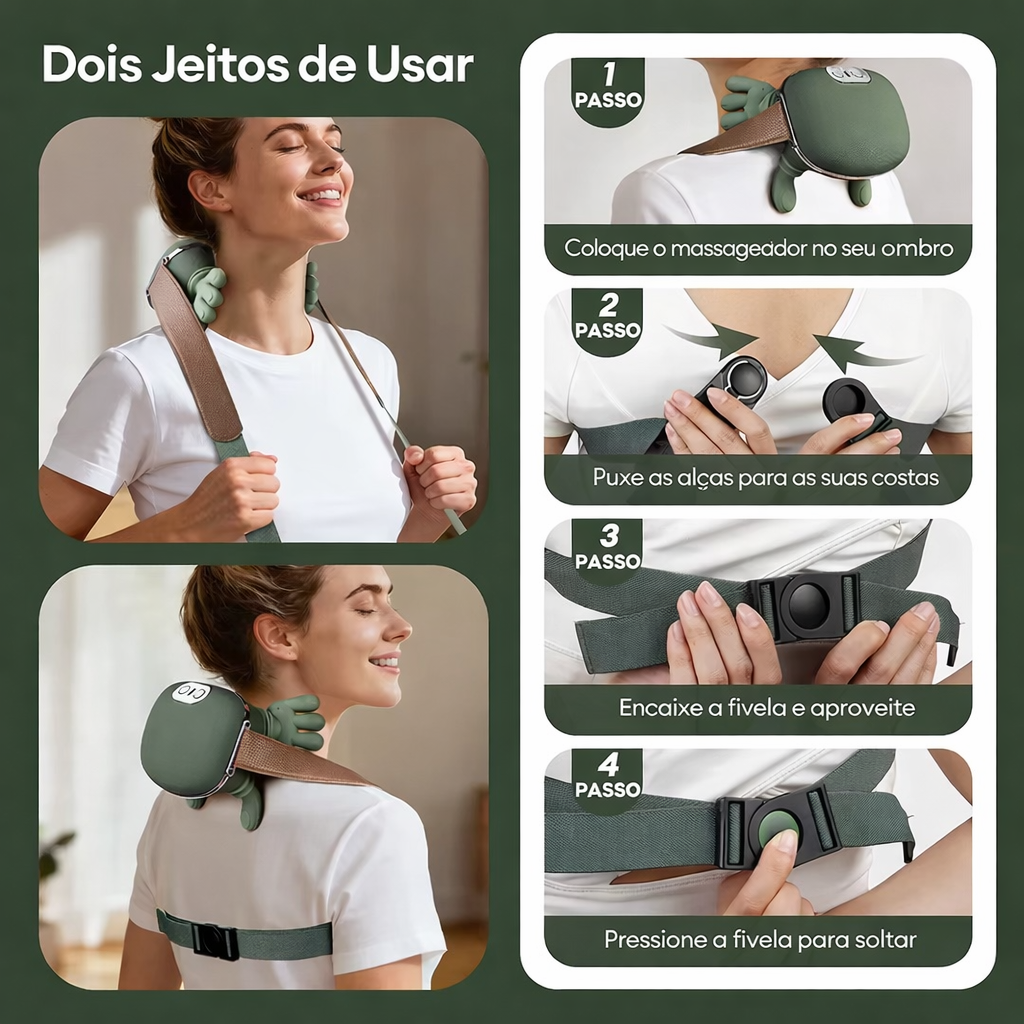 massageador de pescoço