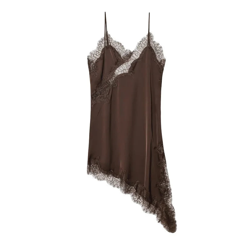 Vestido Encanto de Cetim-Slip  Dress