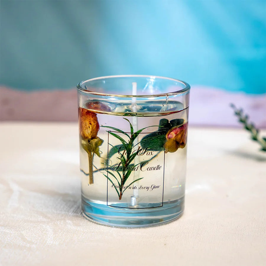 Vela Aromática em Gel no Vidro