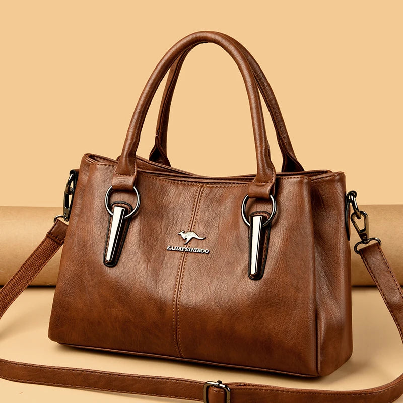 Bolsa Feminina de Couro Legítimo Premium