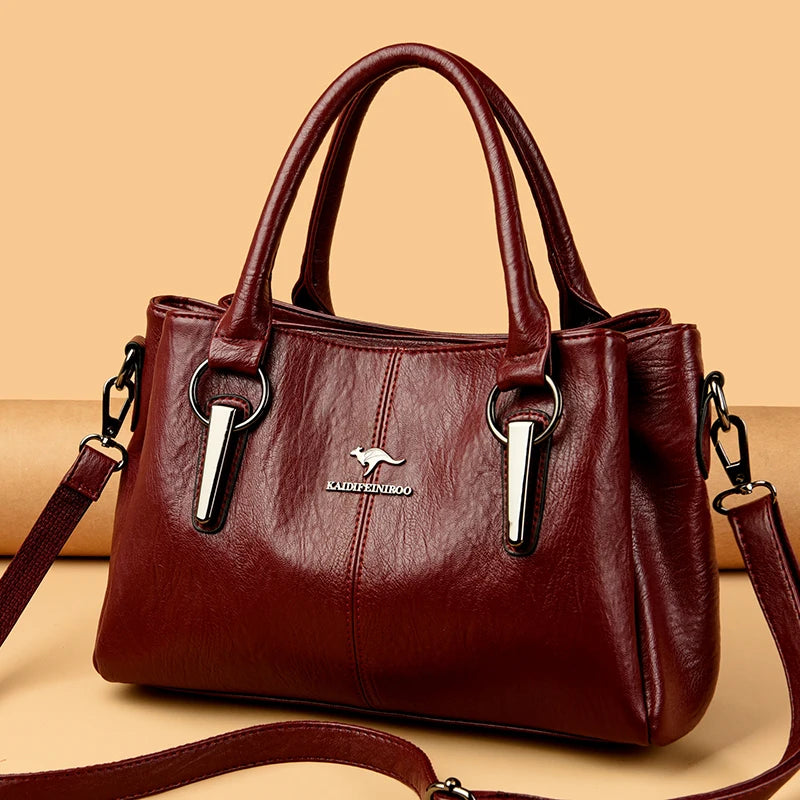 Bolsa Feminina de Couro Legítimo Premium