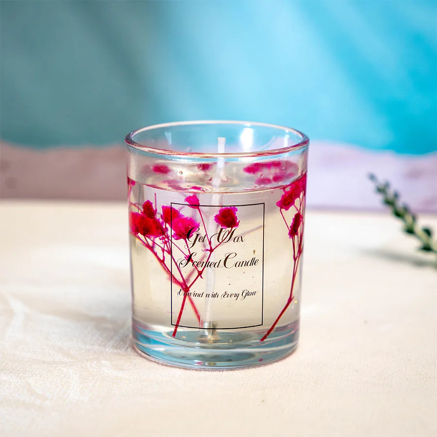 Vela Aromática em Gel no Vidro