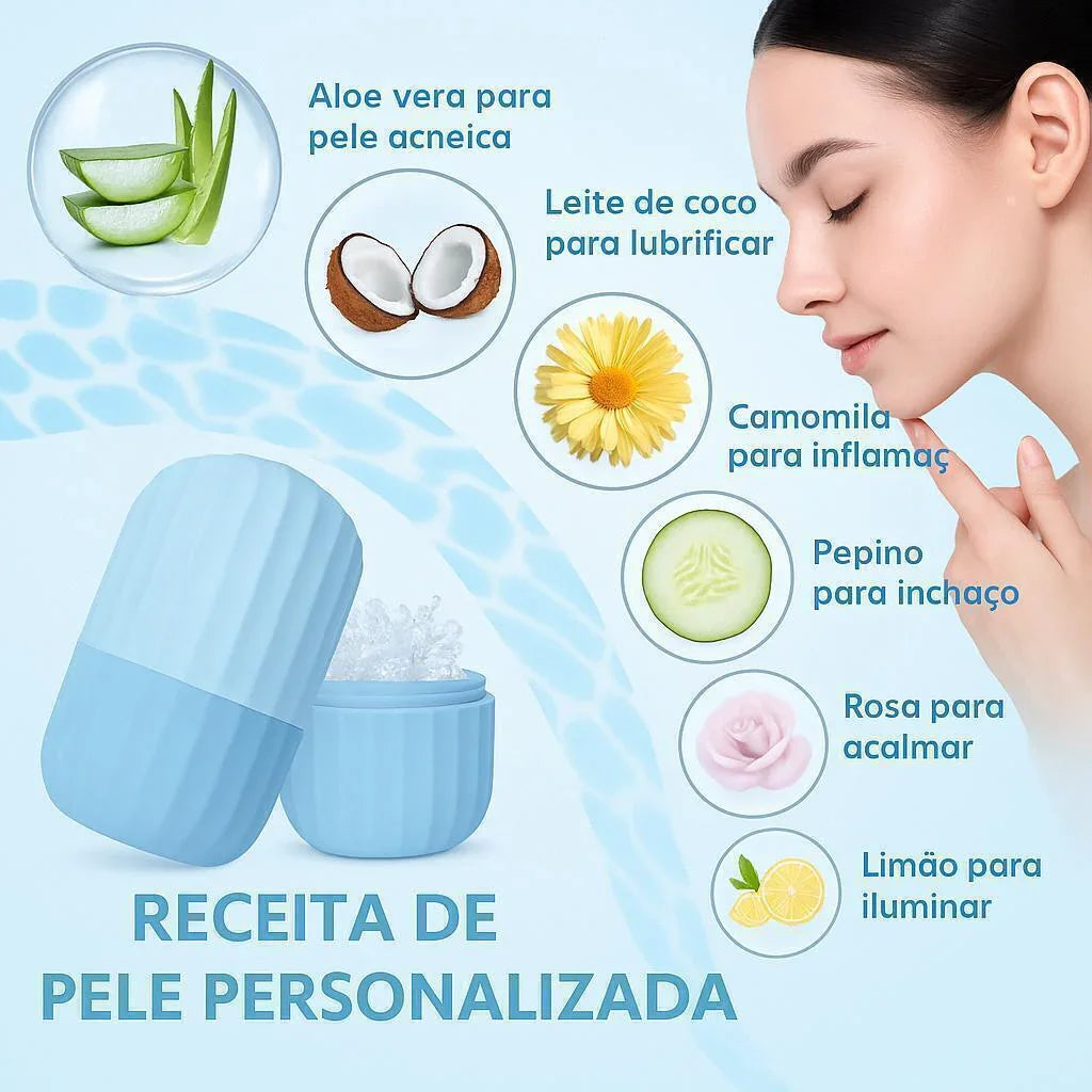 Massageador Facial - Ritual De Frescor para o Rosto