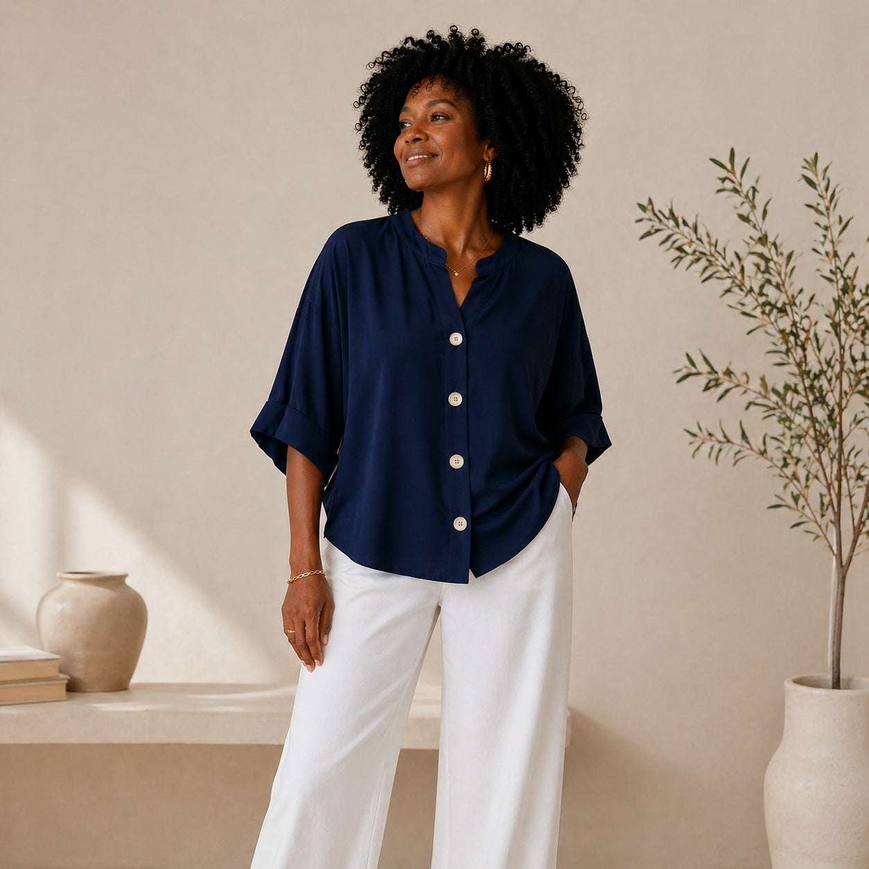 Camisa Movimento Elegante