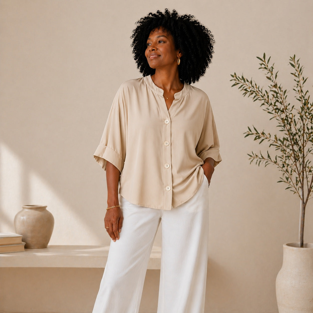 Camisa Movimento Elegante