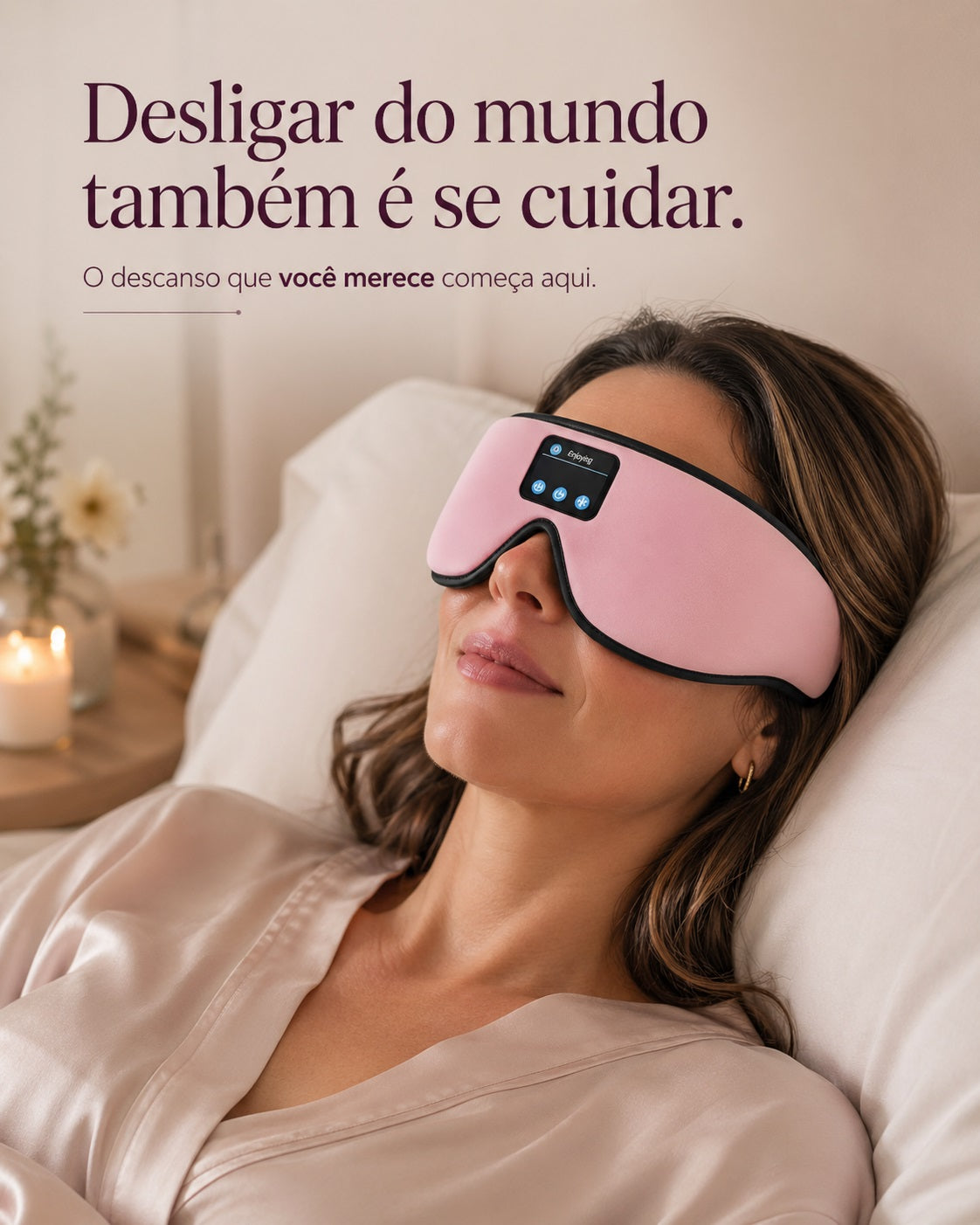 Máscara  Bluetooth para Dormir
