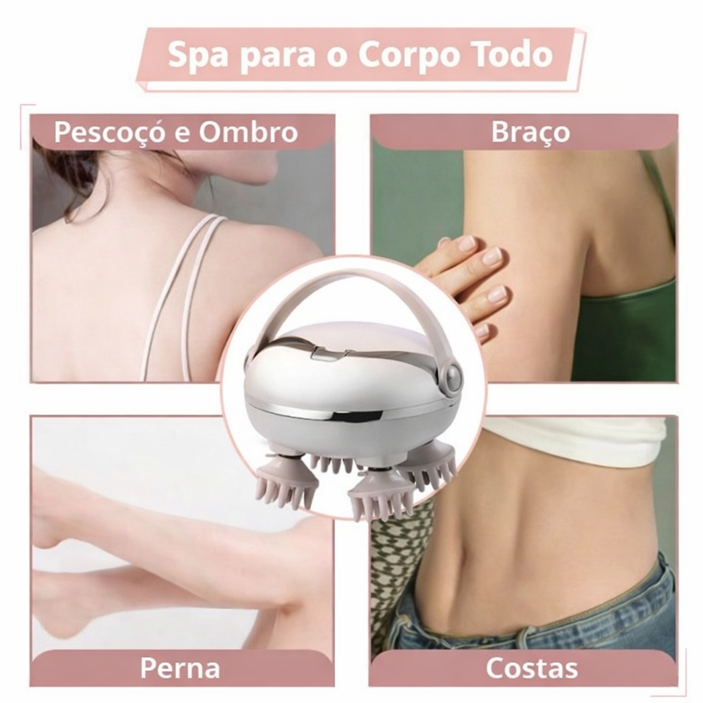 Massageador de Cabeça Relaxante