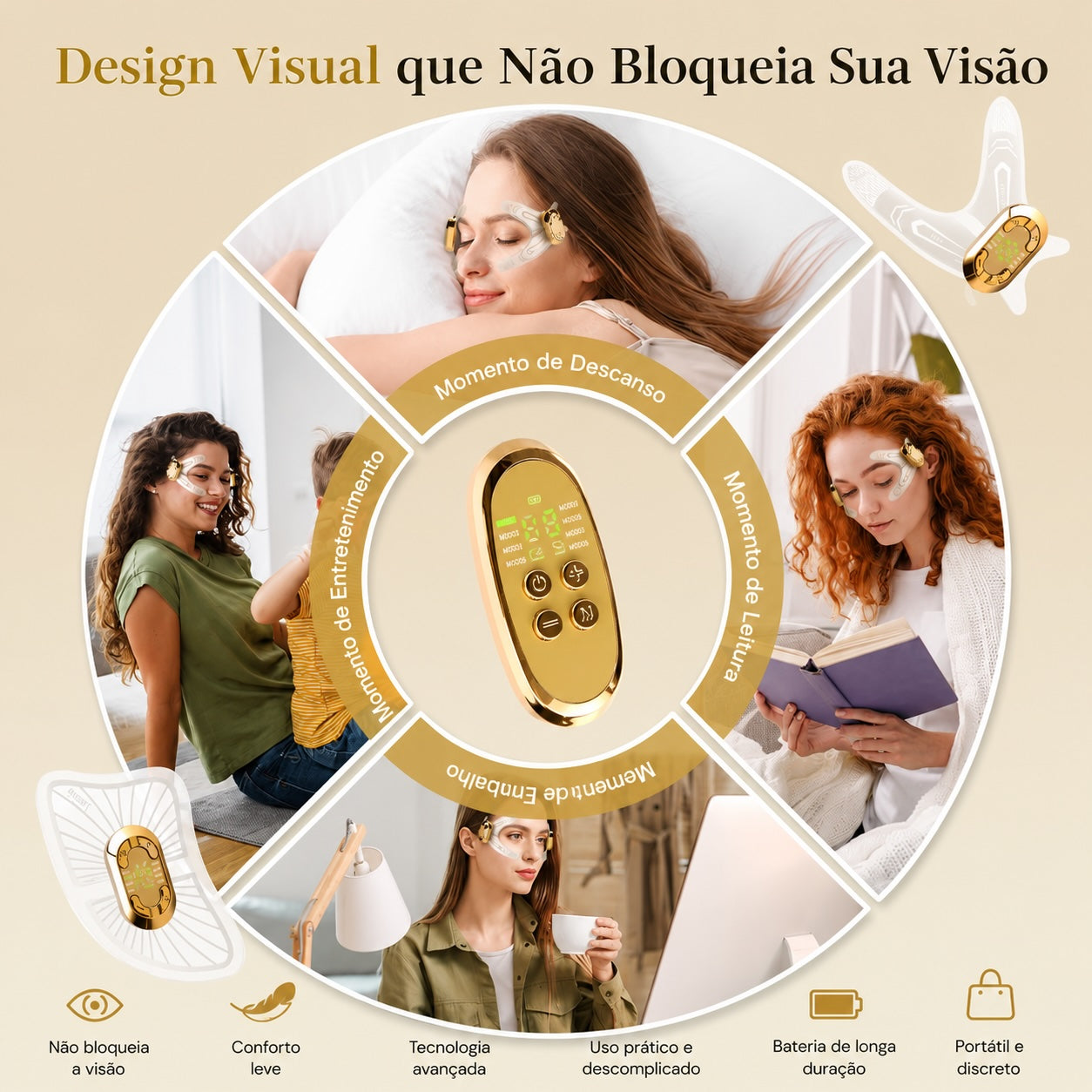 Massageador Elétrico para Olhos