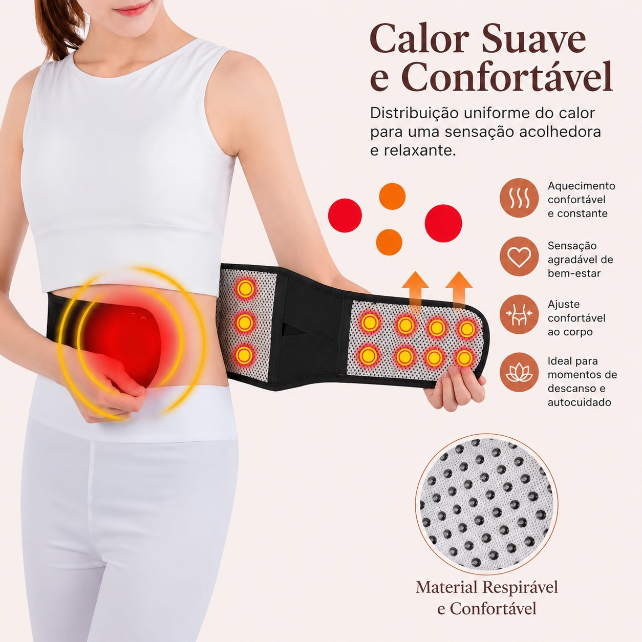 Cinta Térmica Premium Relaxamento Profundo