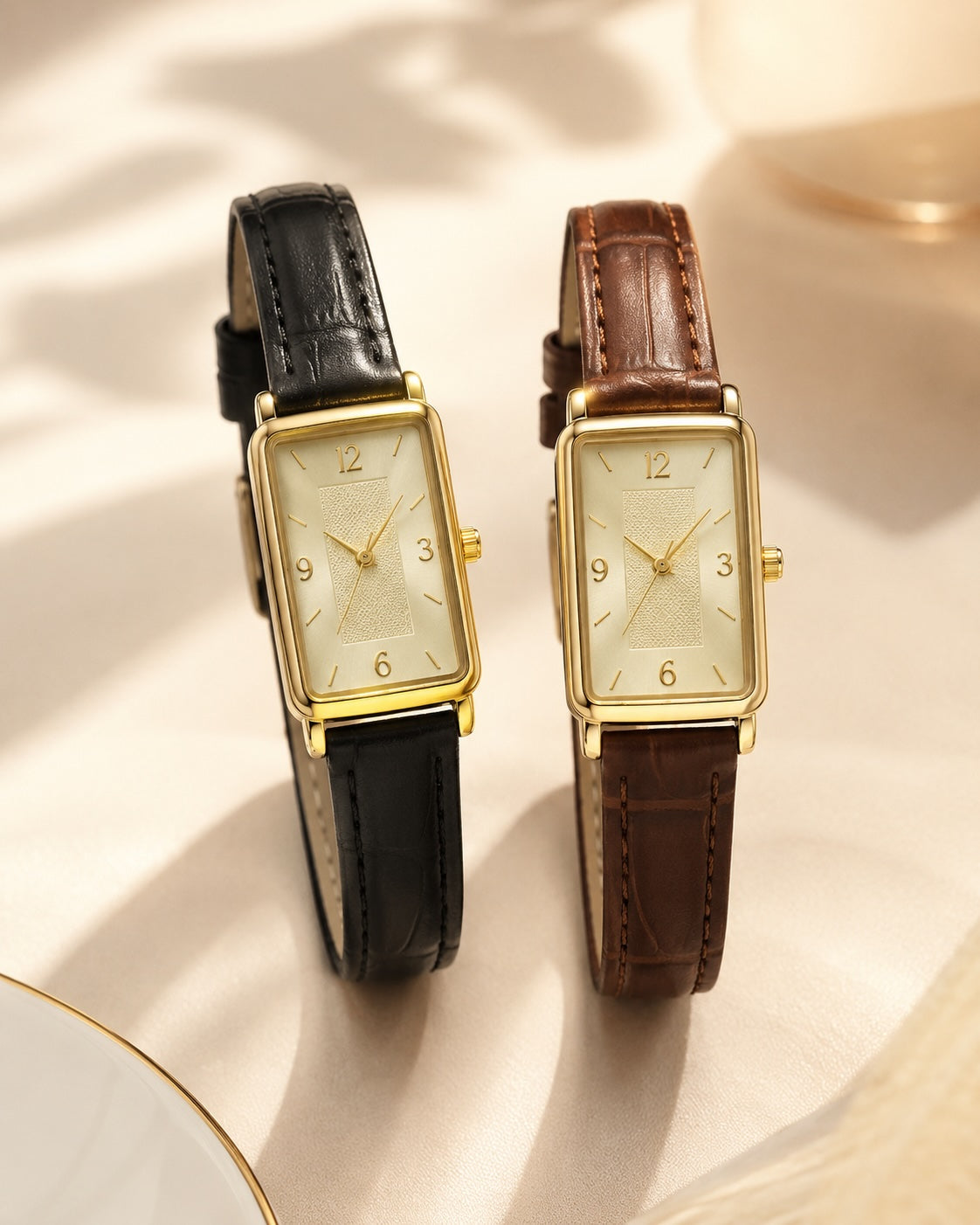 Relógio Feminino Elegance de Couro Premium