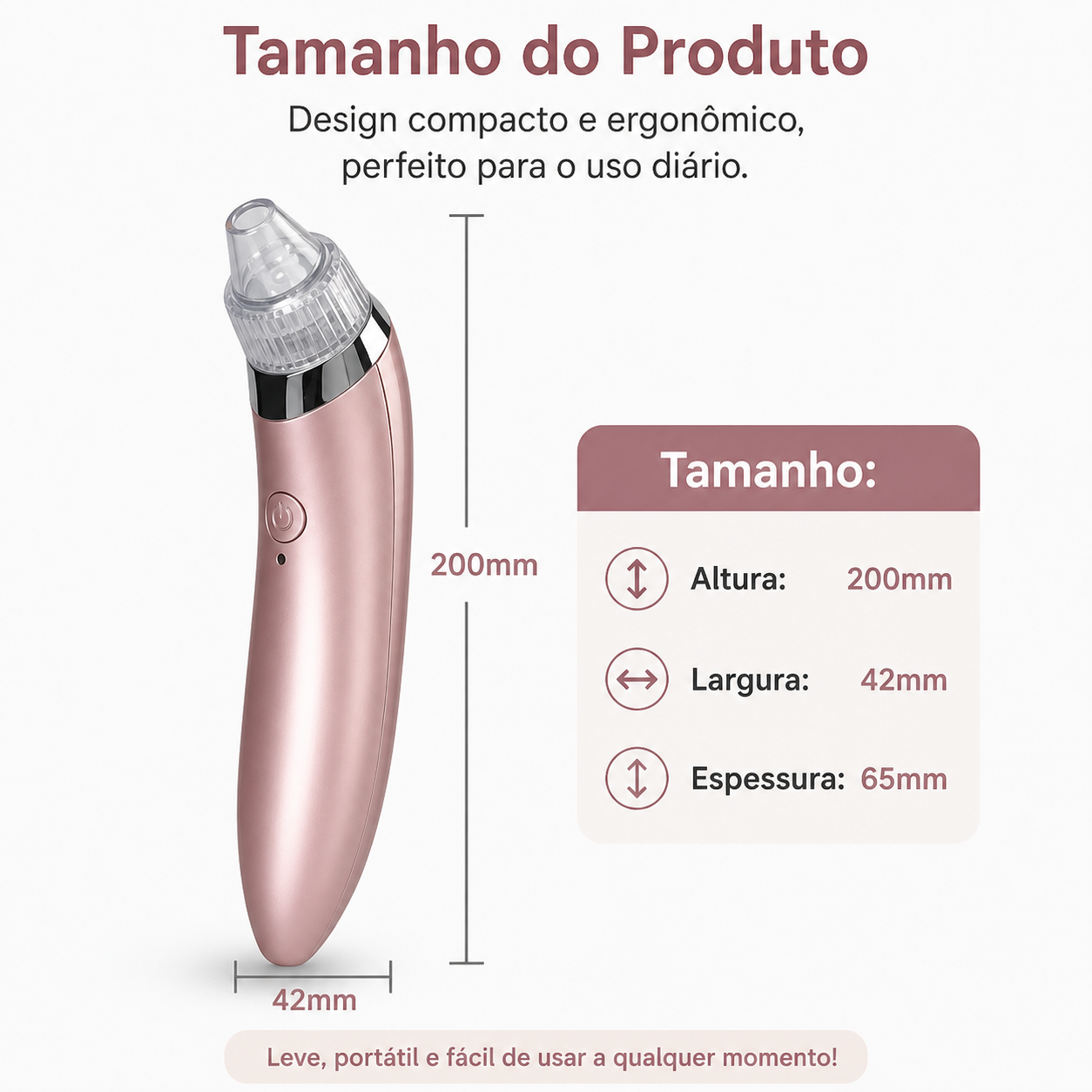 Removedor Cravos Espinhas Elétrico A Vácuo Sucção
